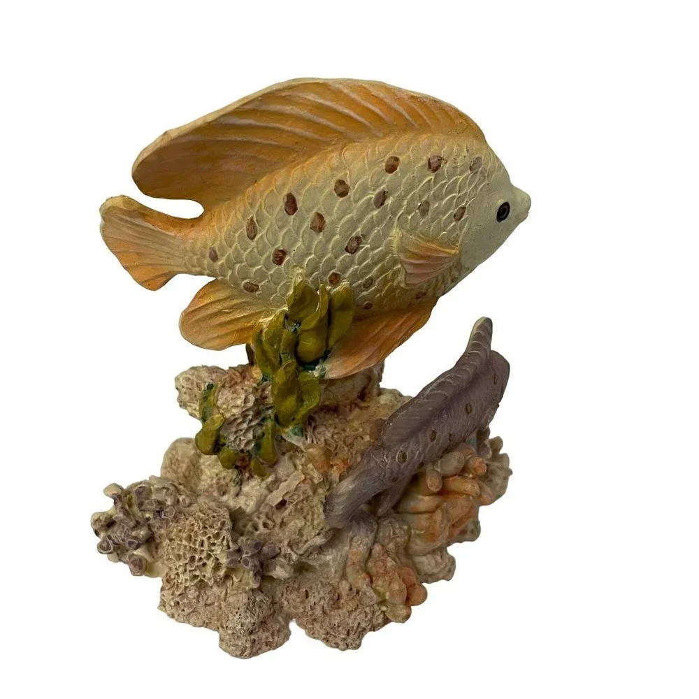 K's Collection Decorative Two Marine‎ Fish figurine Sculpture Multi